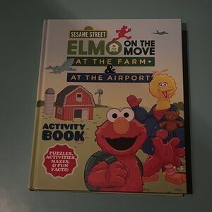 Sesame Street Elmo On The Move At The Farm & At The Airport Activity Book